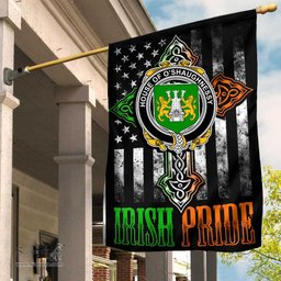 Irish House-of-O-SHAUGNESSY Coat of Arms Irish Pride Garden Flag Irish American Flag ScotsTee Shop