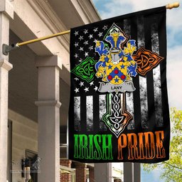 Irish Lany-or-Laney Coat of Arms Irish Pride Garden Flag Irish American Flag ScotsTee Shop