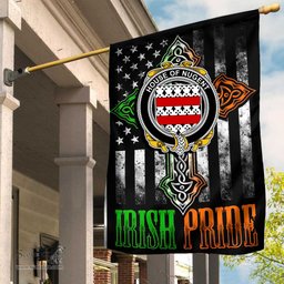 Irish House-of-NUGENT Coat of Arms Irish Pride Garden Flag Irish American Flag ScotsTee Shop