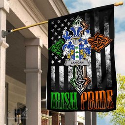 Irish Lanigan-or-O-Lenigan Coat of Arms Irish Pride Garden Flag Irish American Flag ScotsTee Shop