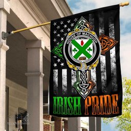 Irish House-of-MACHUGH Coat of Arms Irish Pride Garden Flag Irish American Flag ScotsTee Shop