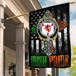 Irish House-of-MACGEOGHEGAN Coat of Arms Irish Pride Garden Flag Irish American Flag ScotsTee Shop