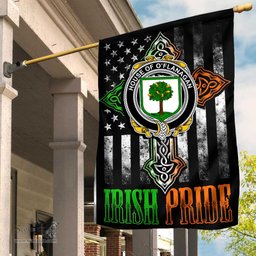 Irish House-of-O-FLANAGAN Coat of Arms Irish Pride Garden Flag Irish American Flag ScotsTee Shop