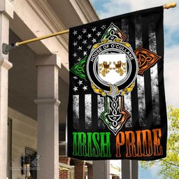 Irish House-of-O-CULLANE-(or-Collins) Coat of Arms Irish Pride Garden Flag Irish American Flag ScotsTee Shop