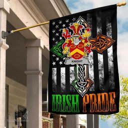 Irish Knight Coat of Arms Irish Pride Garden Flag Irish American Flag ScotsTee Shop