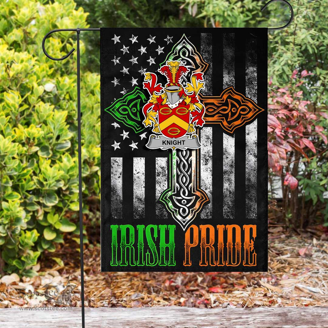 Irish Knight Coat of Arms Irish Pride Garden Flag Irish American Flag ScotsTee Shop