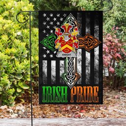 Irish Knight Coat of Arms Irish Pride Garden Flag Irish American Flag ScotsTee Shop