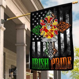 Irish Lane Coat of Arms Irish Pride Garden Flag Irish American Flag ScotsTee Shop