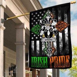 Irish Strong Coat of Arms Irish Pride Garden Flag Irish American Flag ScotsTee Shop