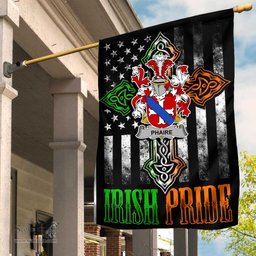 Irish Phaire Coat of Arms Irish Pride Garden Flag Irish American Flag ScotsTee Shop