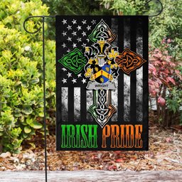 Irish Wright Coat of Arms Irish Pride Garden Flag Irish American Flag ScotsTee Shop