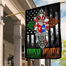 Irish Wybrants Coat of Arms Irish Pride Garden Flag Irish American Flag ScotsTee Shop