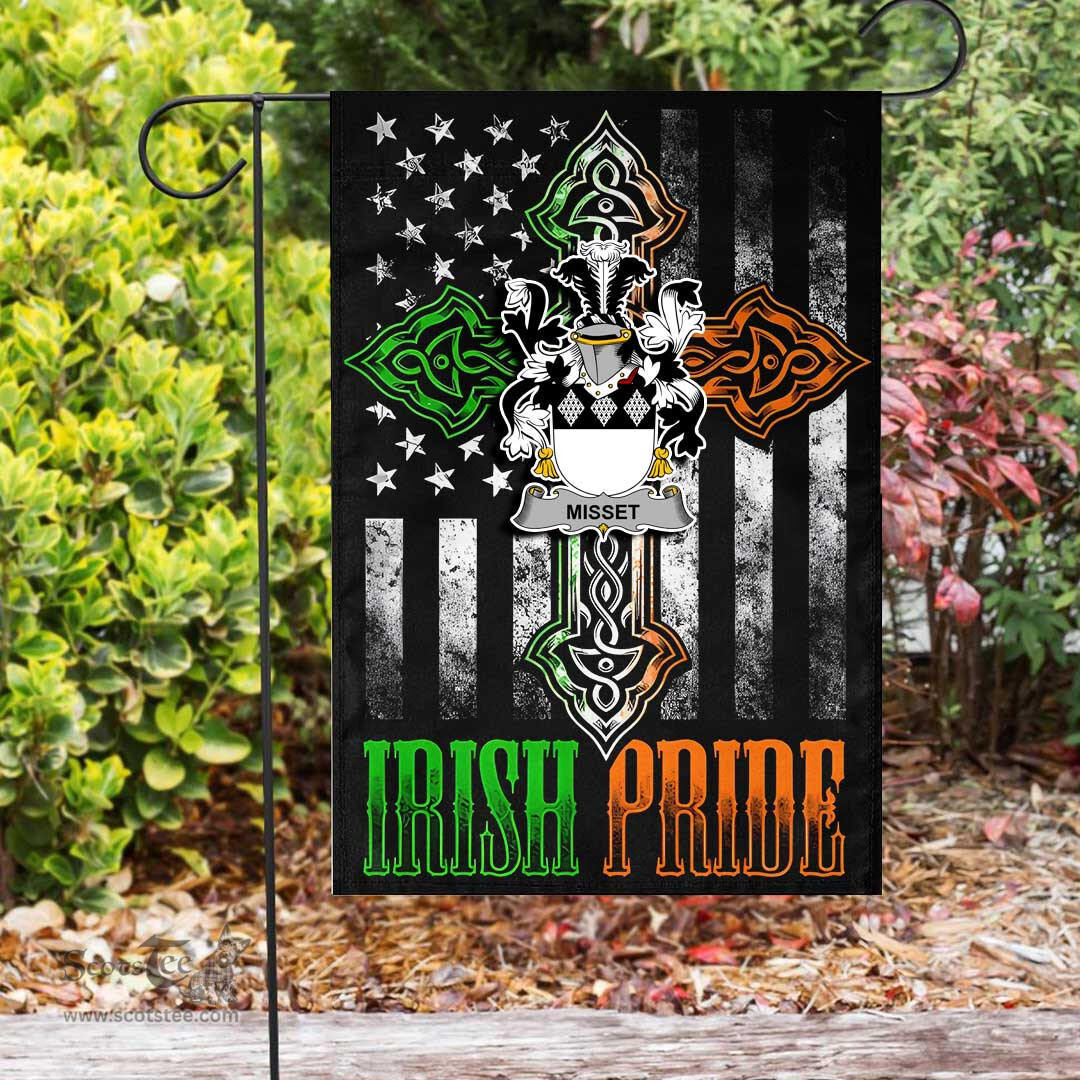 Irish Misset Coat of Arms Irish Pride Garden Flag Irish American Flag ScotsTee Shop
