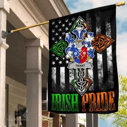 Irish Trant-or-Trent Coat of Arms Irish Pride Garden Flag Irish American Flag ScotsTee Shop