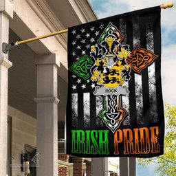 Irish Rock Coat of Arms Irish Pride Garden Flag Irish American Flag ScotsTee Shop