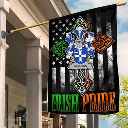 Irish Mulock-or-Mullock Coat of Arms Irish Pride Garden Flag Irish American Flag ScotsTee Shop
