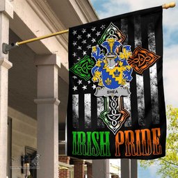 Irish Shea-or-O-Shee Coat of Arms Irish Pride Garden Flag Irish American Flag ScotsTee Shop