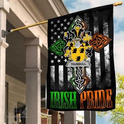 Irish Trumbull-or-Turnbull Coat of Arms Irish Pride Garden Flag Irish American Flag ScotsTee Shop