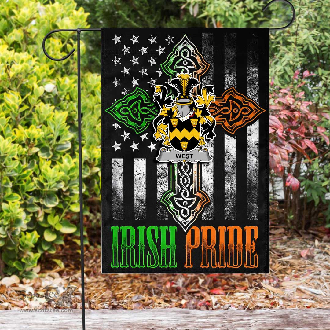 Irish West Coat of Arms Irish Pride Garden Flag Irish American Flag ScotsTee Shop