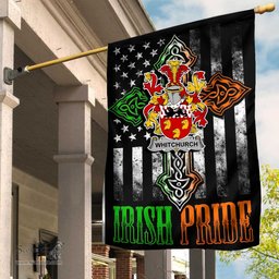 Irish Whitchurch Coat of Arms Irish Pride Garden Flag Irish American Flag ScotsTee Shop