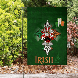 ScotsTee Shop Irish Athy Coat of Arms Irish Pride Garden Flag Shamrock Ireland Flag