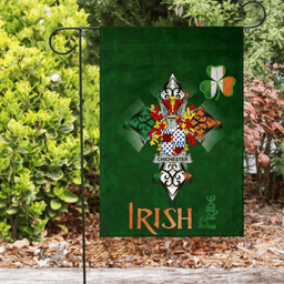 ScotsTee Shop Irish Chichester Coat of Arms Irish Pride Garden Flag Shamrock Ireland Flag