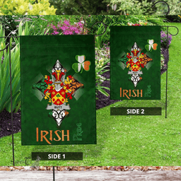 ScotsTee Shop Irish Butt Coat of Arms Irish Pride Garden Flag Shamrock Ireland Flag