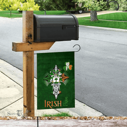 ScotsTee Shop Irish Going Coat of Arms Irish Pride Garden Flag Shamrock Ireland Flag