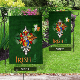 ScotsTee Shop Irish Graves or Greaves Coat of Arms Irish Pride Garden Flag Shamrock Ireland Flag