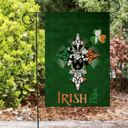 ScotsTee Shop Irish Forstall Coat of Arms Irish Pride Garden Flag Shamrock Ireland Flag