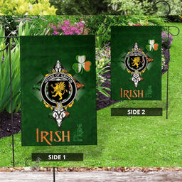 ScotsTee Shop Irish House of GRIFFIN Coat of Arms Irish Pride Garden Flag Shamrock Ireland Flag