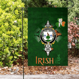 ScotsTee Shop Irish House of O'CONCANNON Coat of Arms Irish Pride Garden Flag Shamrock Ireland Flag