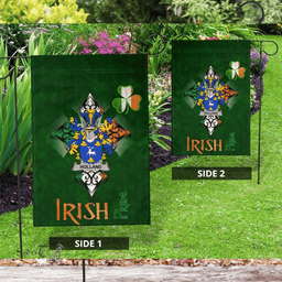 ScotsTee Shop Irish Holland Coat of Arms Irish Pride Garden Flag Shamrock Ireland Flag