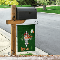 ScotsTee Shop Irish Malaphant Coat of Arms Irish Pride Garden Flag Shamrock Ireland Flag