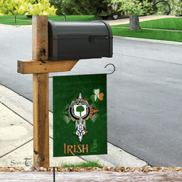 ScotsTee Shop Irish House of O'CONNOR (Don) Coat of Arms Irish Pride Garden Flag Shamrock Ireland Flag