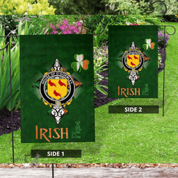 ScotsTee Shop Irish House of O'GORMLEY Coat of Arms Irish Pride Garden Flag Shamrock Ireland Flag