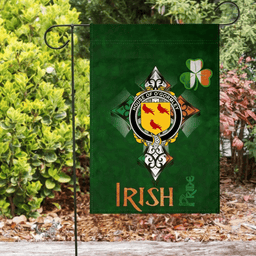 ScotsTee Shop Irish House of O'GORMLEY Coat of Arms Irish Pride Garden Flag Shamrock Ireland Flag