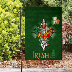 ScotsTee Shop Irish Montmorency Coat of Arms Irish Pride Garden Flag Shamrock Ireland Flag