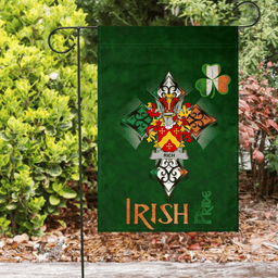 ScotsTee Shop Irish Rich Coat of Arms Irish Pride Garden Flag Shamrock Ireland Flag