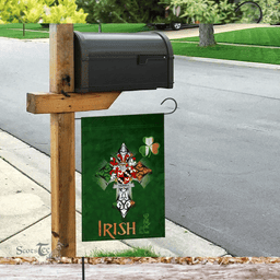ScotsTee Shop Irish Tickell Coat of Arms Irish Pride Garden Flag Shamrock Ireland Flag