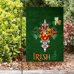 ScotsTee Shop Irish Parsons Coat of Arms Irish Pride Garden Flag Shamrock Ireland Flag