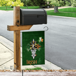 ScotsTee Shop Irish Waller Coat of Arms Irish Pride Garden Flag Shamrock Ireland Flag