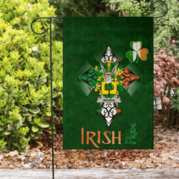 ScotsTee Shop Irish Woods Coat of Arms Irish Pride Garden Flag Shamrock Ireland Flag