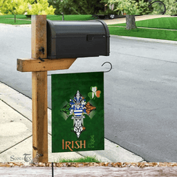 ScotsTee Shop Irish Venables Coat of Arms Irish Pride Garden Flag Shamrock Ireland Flag