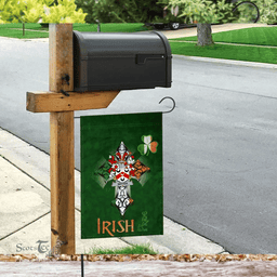 ScotsTee Shop Irish Witter Coat of Arms Irish Pride Garden Flag Shamrock Ireland Flag