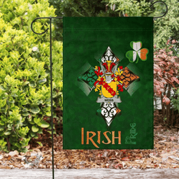 ScotsTee Shop Irish Webb Coat of Arms Irish Pride Garden Flag Shamrock Ireland Flag