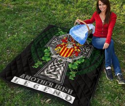 ScotsTee Shop Irish Bindon Coat of Arms Family Crest Ireland Quilt Ireland Legend Quilt