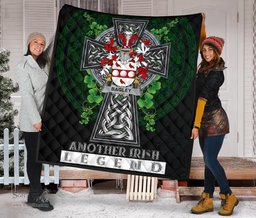 ScotsTee Shop Irish Bagley or Begley Coat of Arms Family Crest Ireland Quilt Ireland Legend Quilt