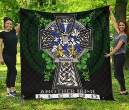 ScotsTee Shop Irish Bagnall Coat of Arms Family Crest Ireland Quilt Ireland Legend Quilt