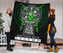 ScotsTee Shop Irish Aherne or Mulhern Coat of Arms Family Crest Ireland Quilt Ireland Legend Quilt
